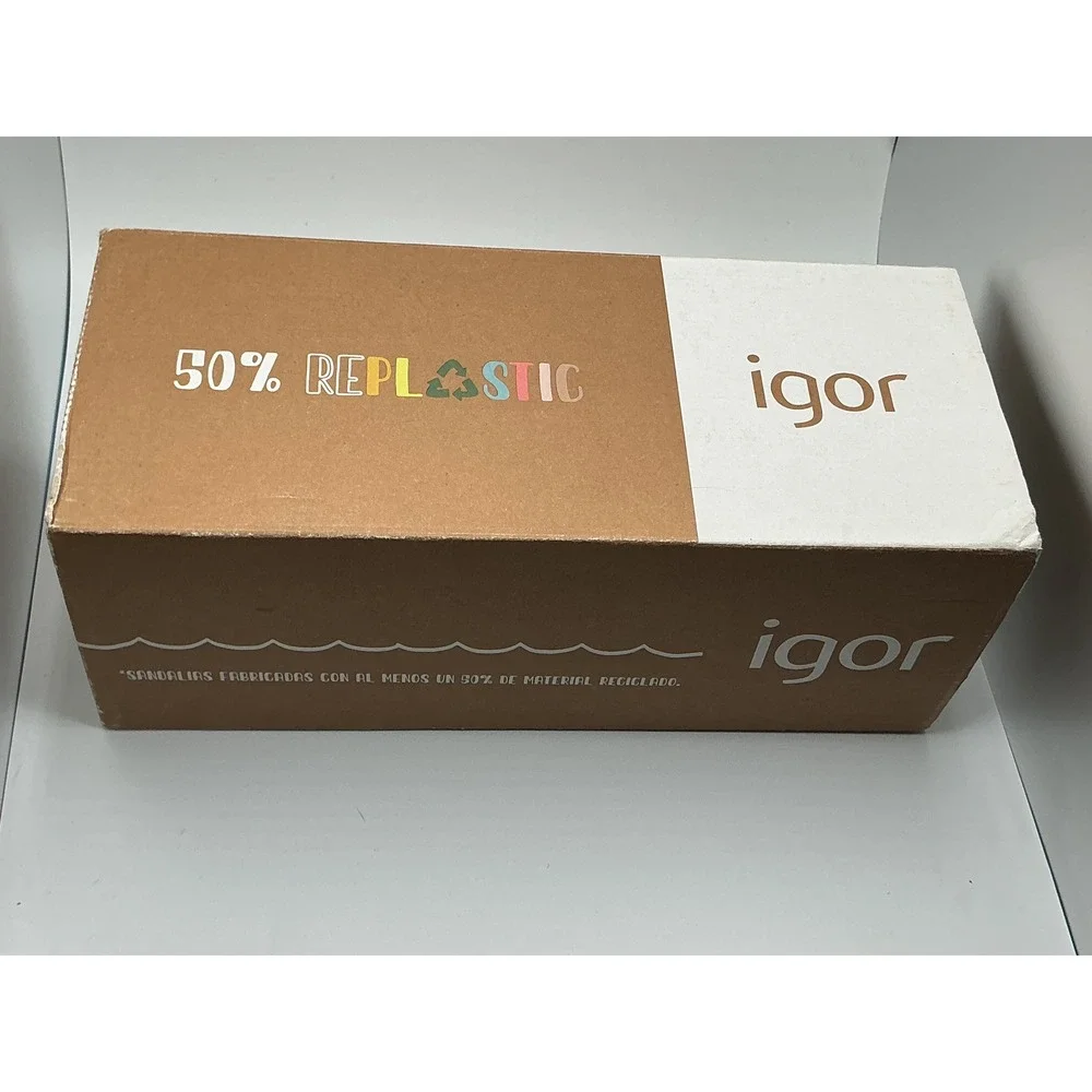 Igor Classic‎ Jelly Sandals Taupe Kids EU 34 US 4 Clasica Made in Spain